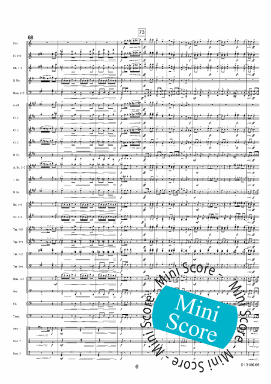 Toward a New Life Toward a New Life Concert Band scores gallery preview page 10