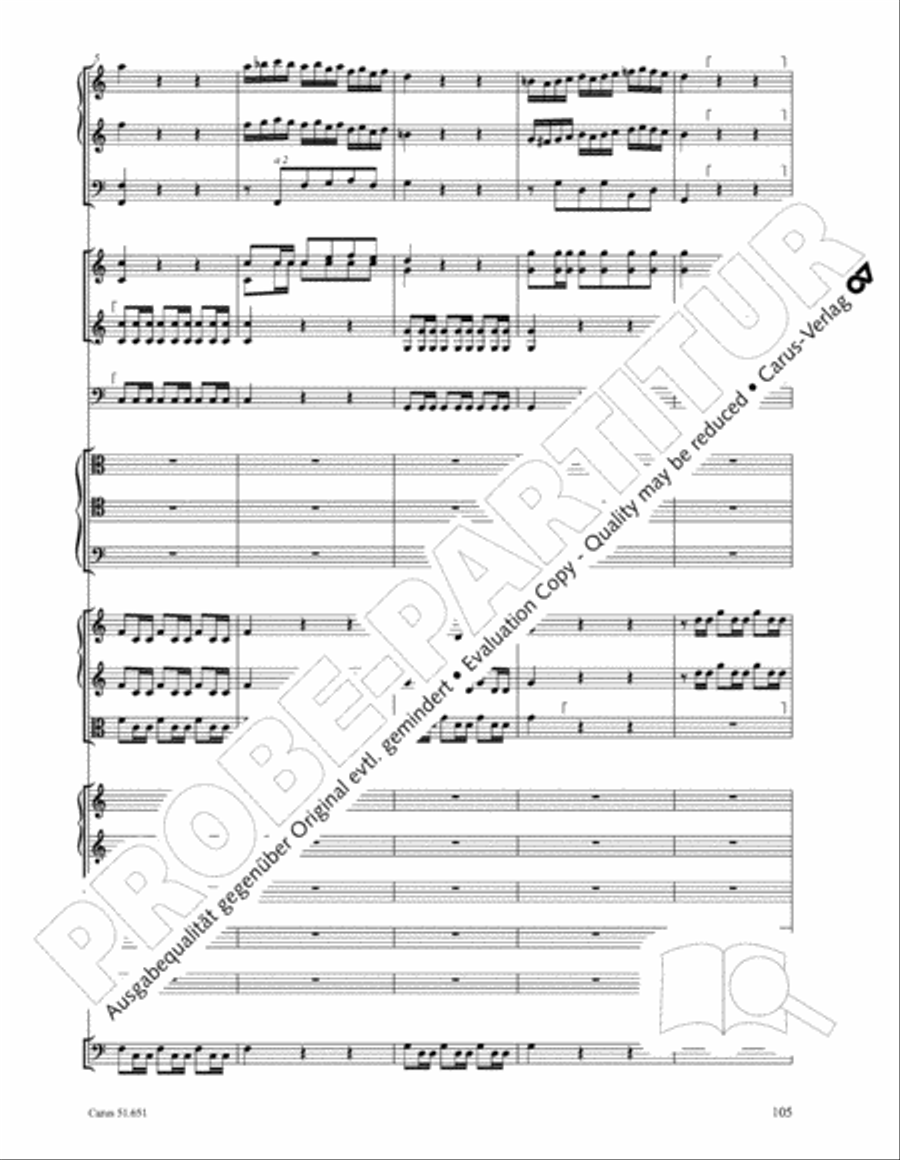 C Minor Mass, K. 427 (Missa in c KV 427) 4-Part scores gallery preview page 121