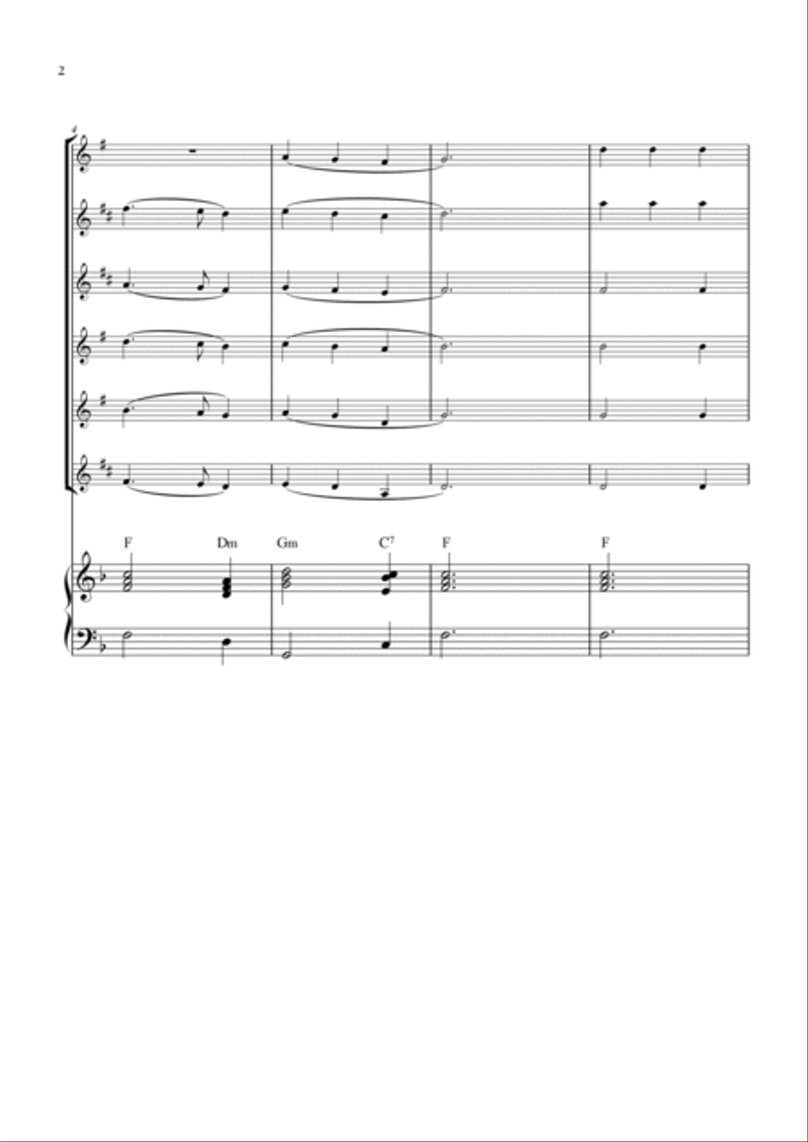 My Country 'Tis of Thee (America) Woodwind Ensemble scores gallery preview page 2