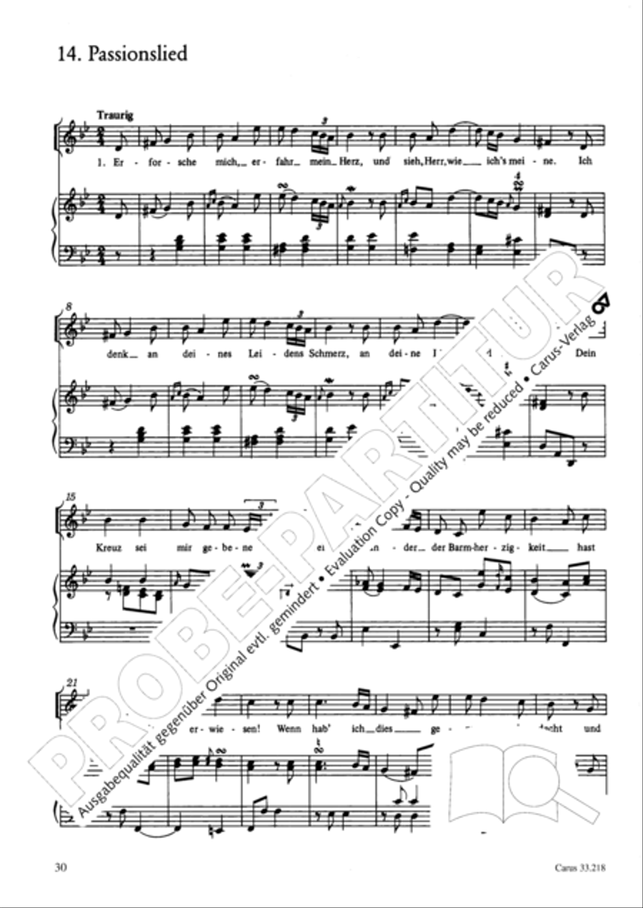 Geistliche Oden und Lieder (Gellert) Collection / Songbook scores gallery preview page 25