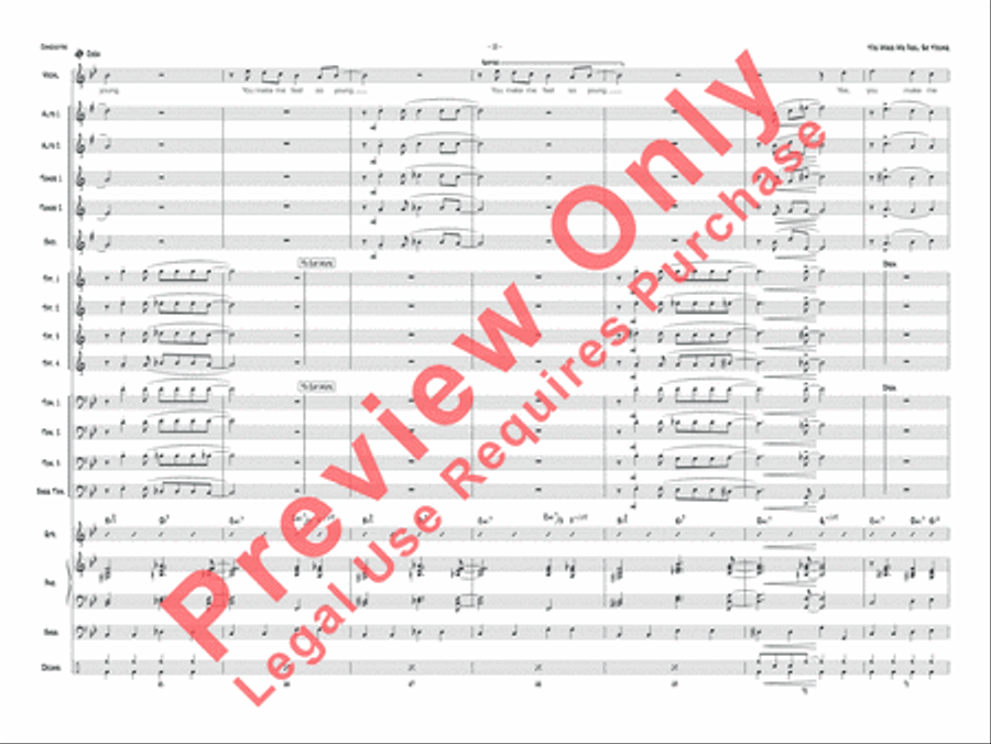 You Make Me Feel So Young Jazz Ensemble scores gallery preview page 11