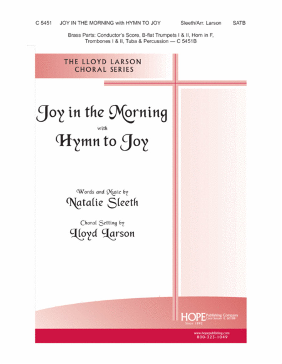 Joy in the Morning with Hymn to Joy 4-Part scores gallery preview page 1