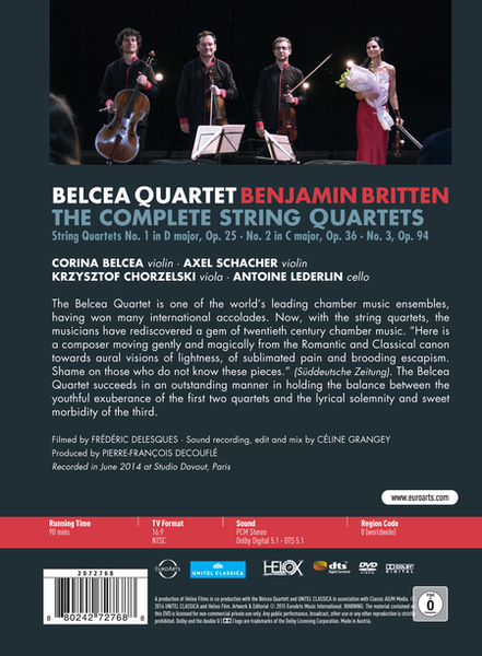 Belcea Quartet plays Britten String Quartets