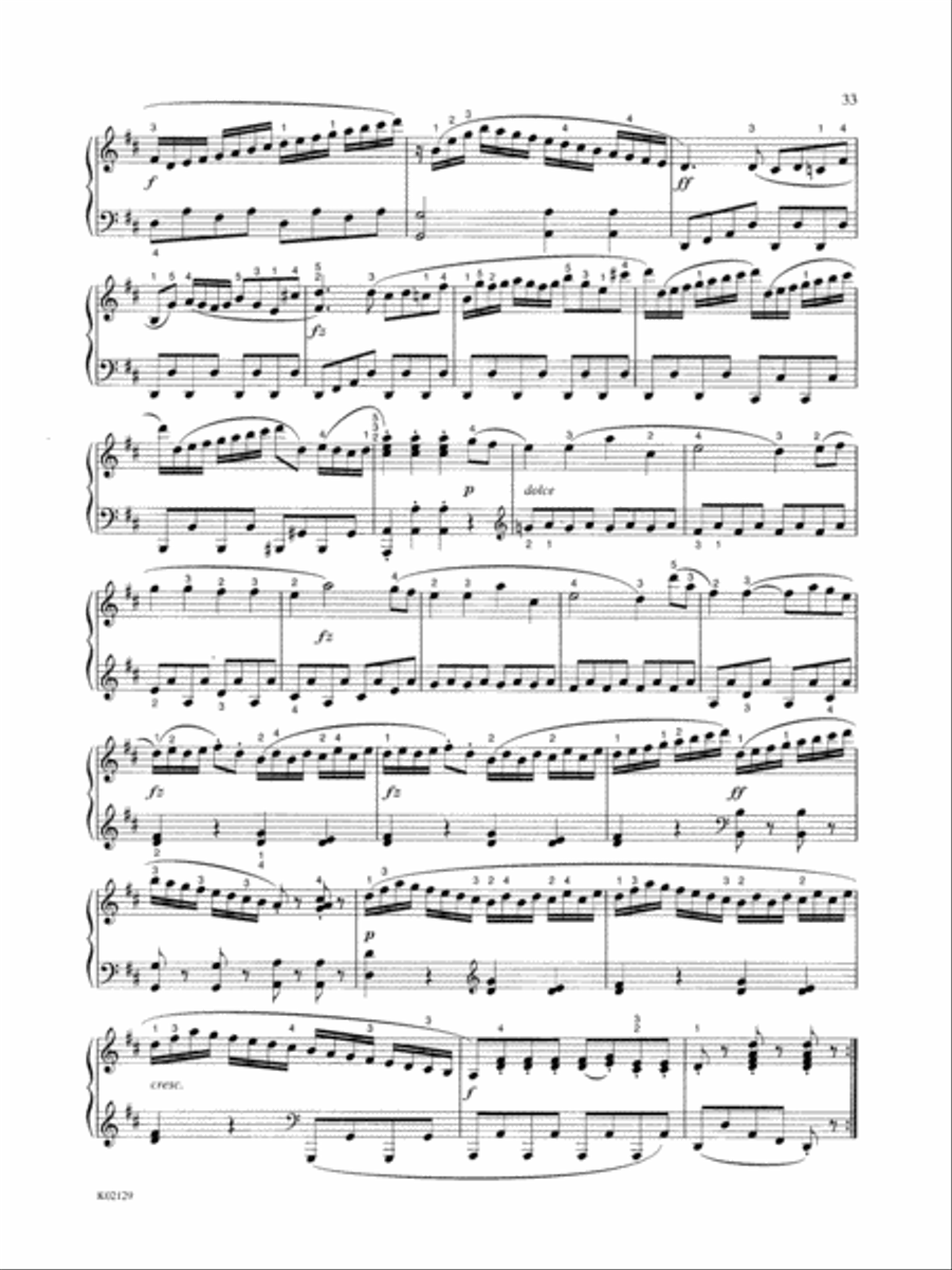 Clementi: Six Sonatinas, Op. 36, No. 6 Piano Solo scores gallery preview page 4