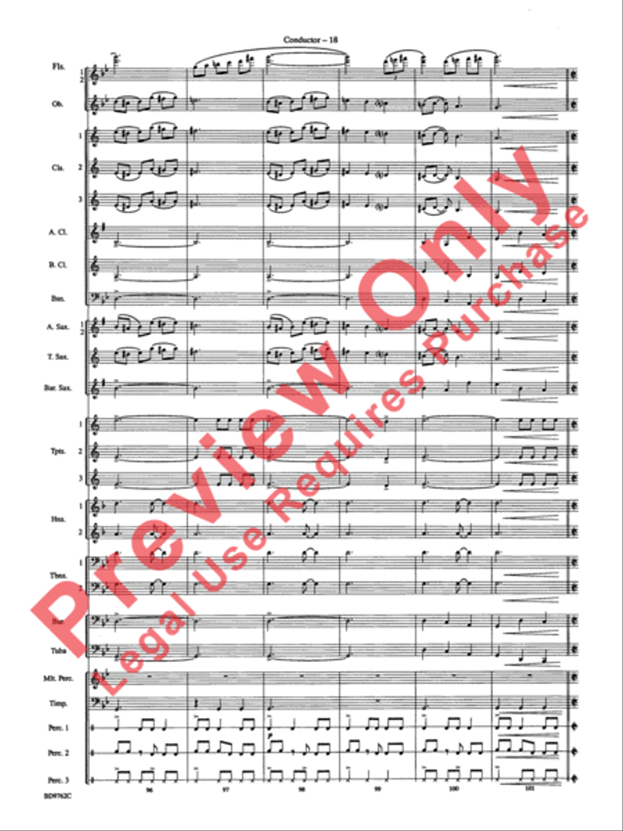 By Loch and Mountain Concert Band scores gallery preview page 21