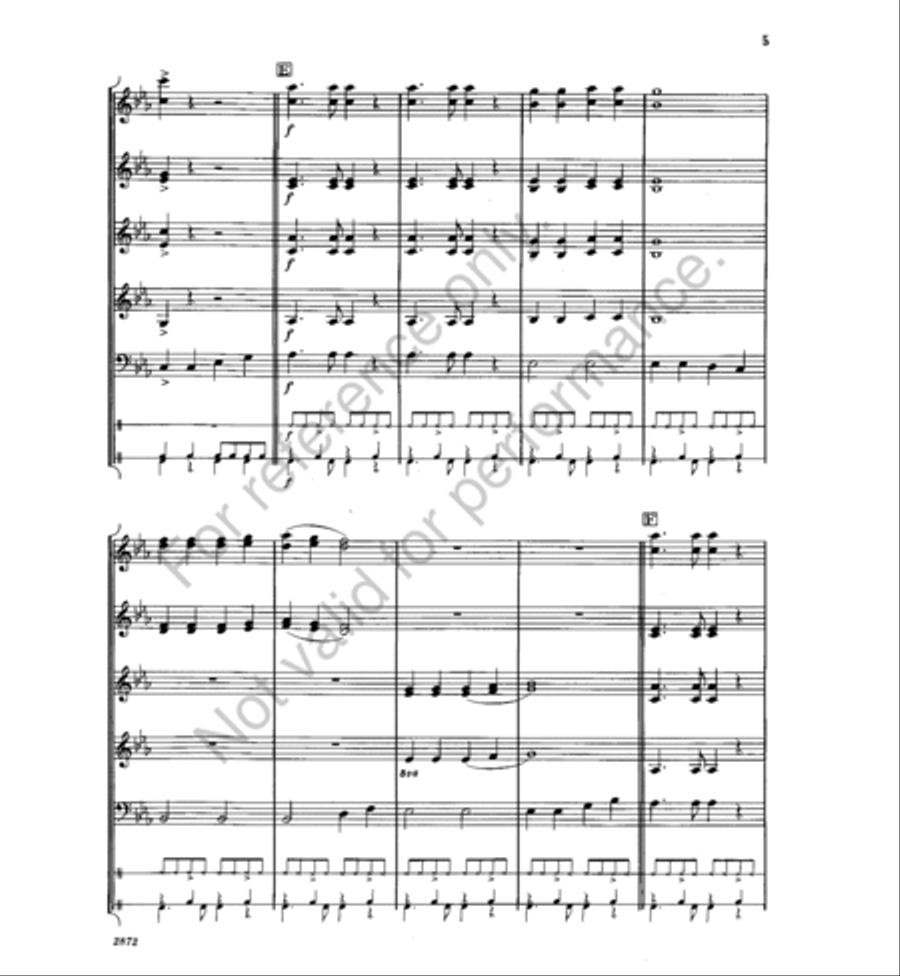 Saturday Night Disco Concert Band scores gallery preview page 5