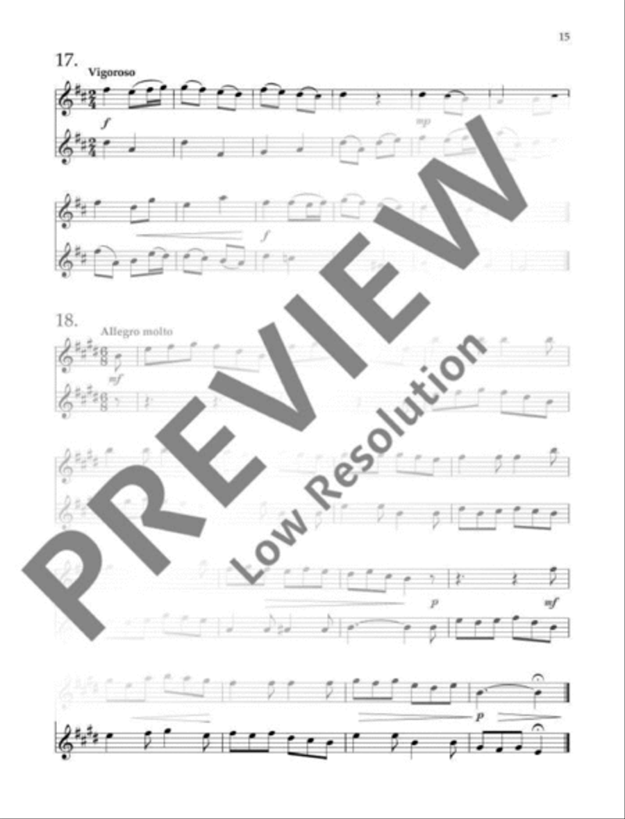 Violin Sight-Reading 2 Violin Solo scores gallery preview page 16
