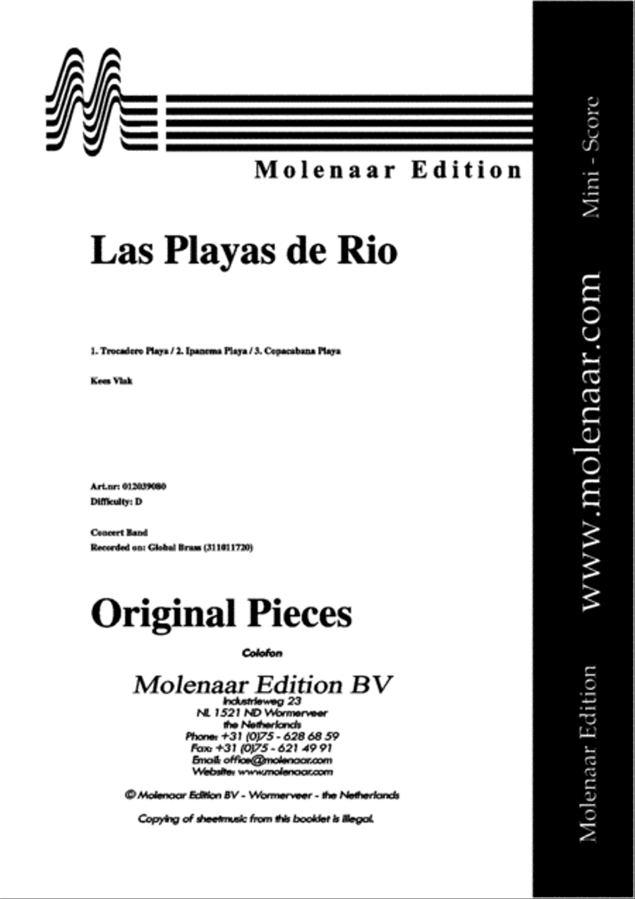 Las Playas de Rio Concert Band scores gallery preview page 2