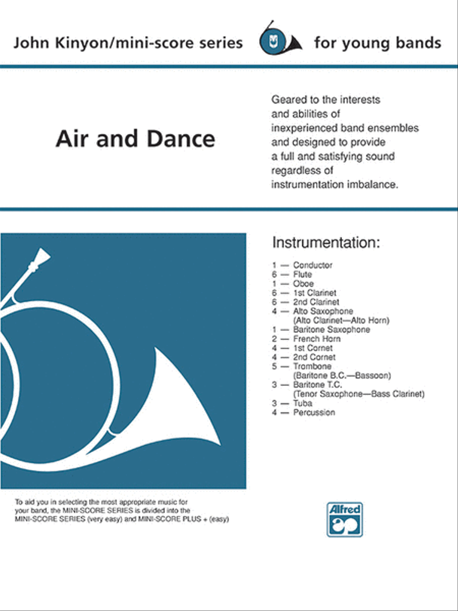 Air and Dance Concert Band scores gallery preview page 1