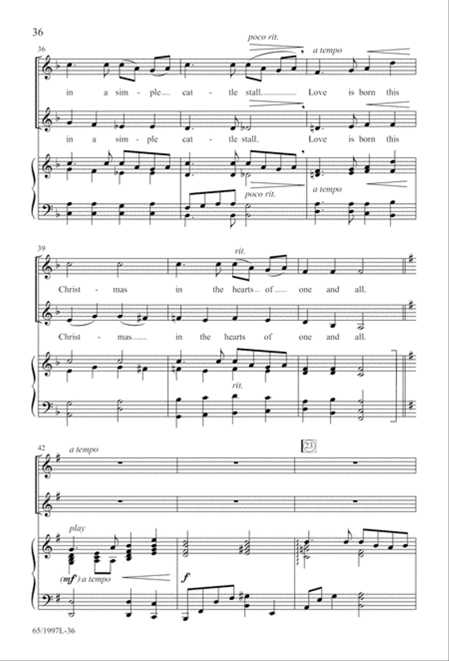 Candles and Carols Candles and Carols 3-Part scores gallery preview page 37