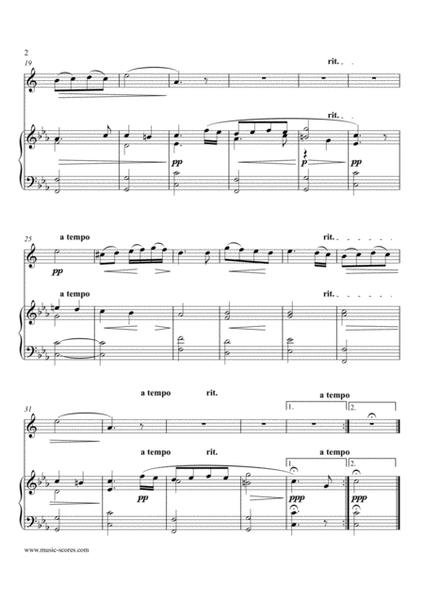 Carol of the Birds - Alto Sax and Piano image number null