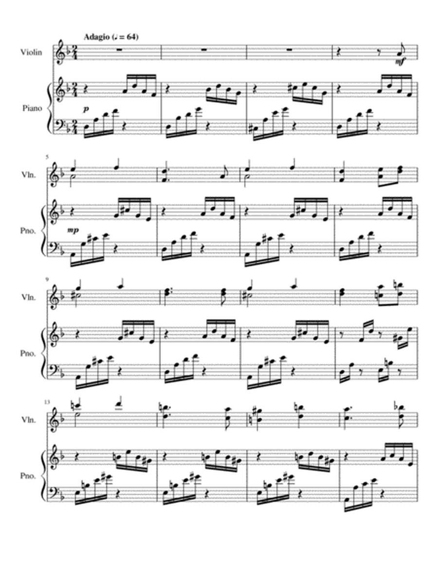 Aubade for Violin & Piano image number null
