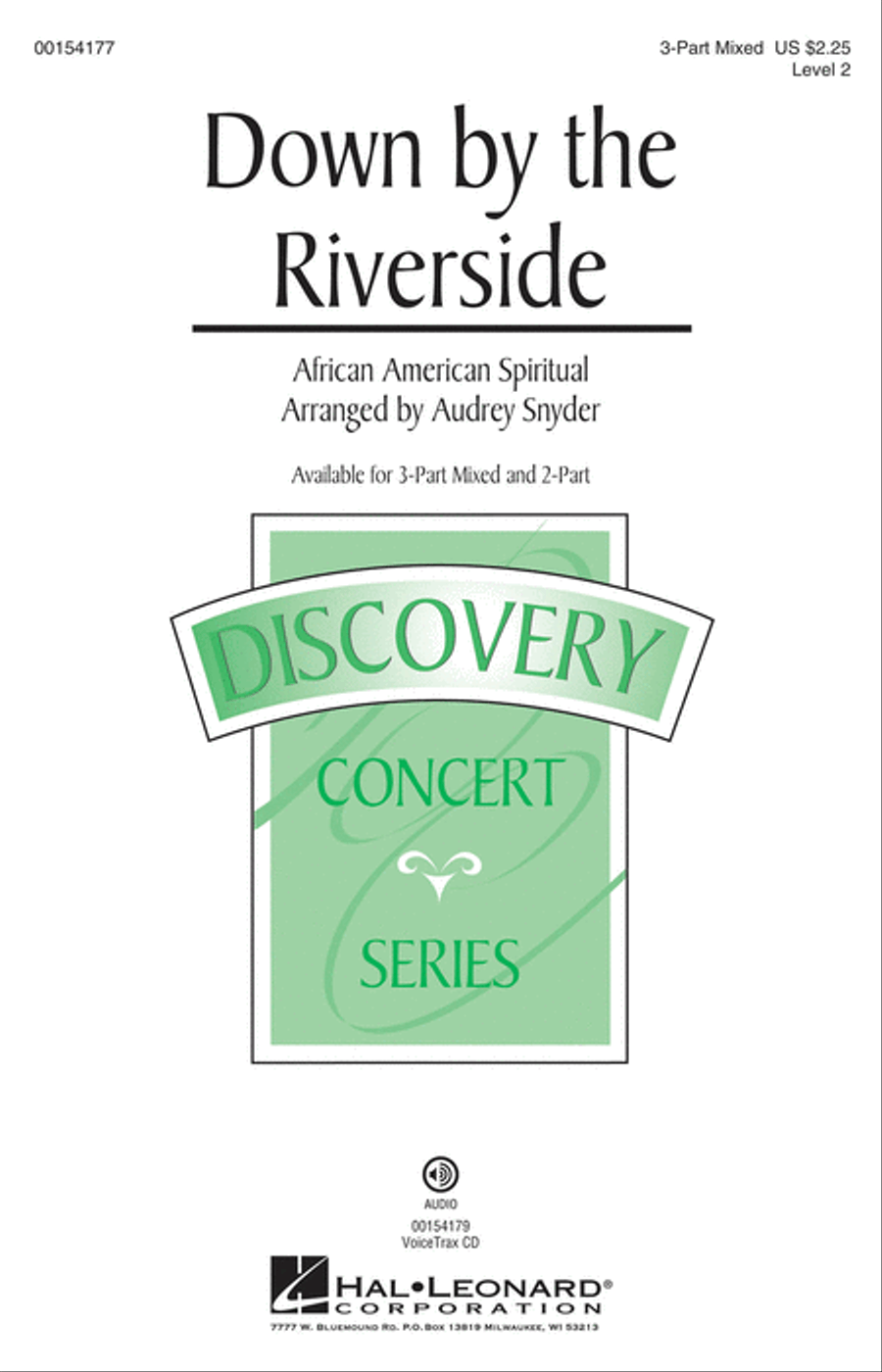 Down by the Riverside 3-Part scores gallery preview page 1