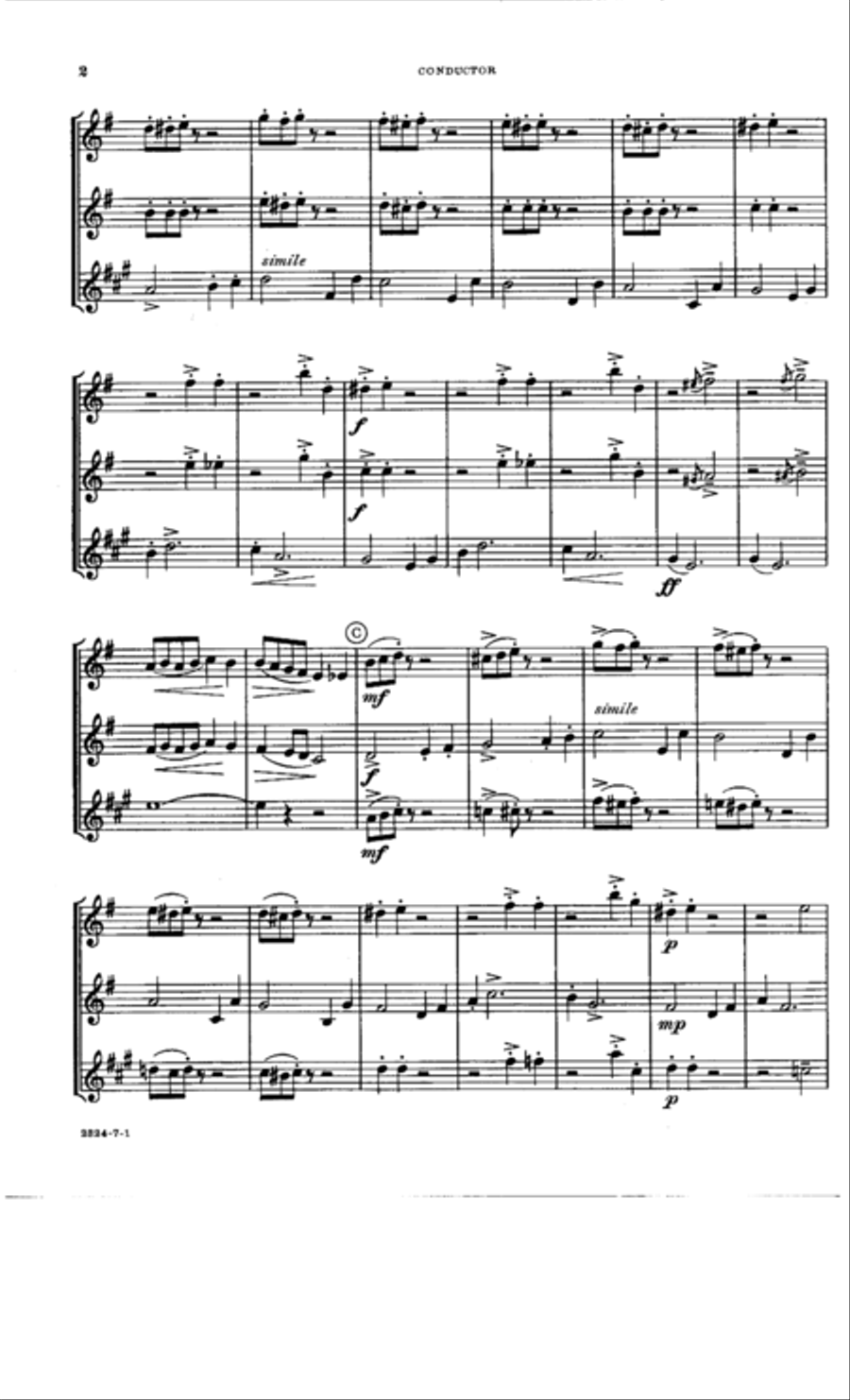 Pastorale Moderne Woodwind Trio - Sheet Music page 3