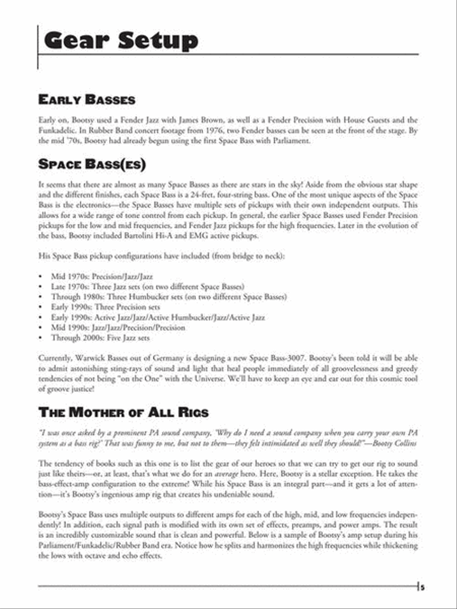 Bootsy Collins Legendary Licks Electric Guitar scores gallery preview page 4