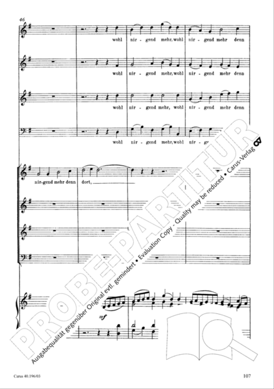 Die Geburt Christi SSA scores gallery preview page 108