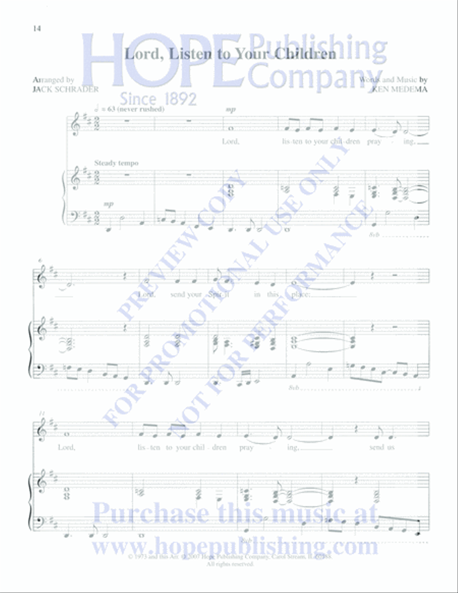Seven Sacred Vocal Solos High Voice scores gallery preview page 17