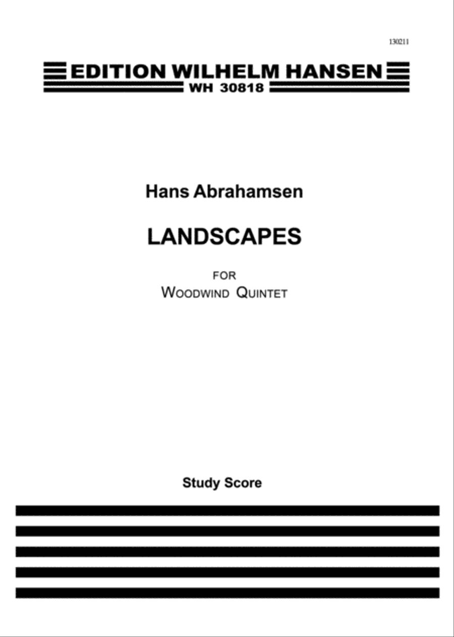 Landscapes - Woodwind Quintet No.1 Woodwind Quintet scores gallery preview page 1