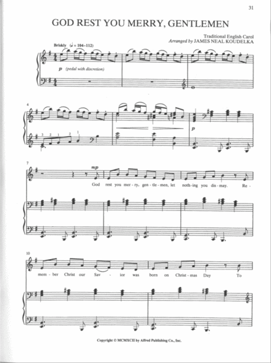 The Christmas Soloist Medium-High Voice scores gallery preview page 4