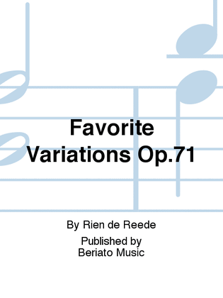 Favorite Variations Op.71