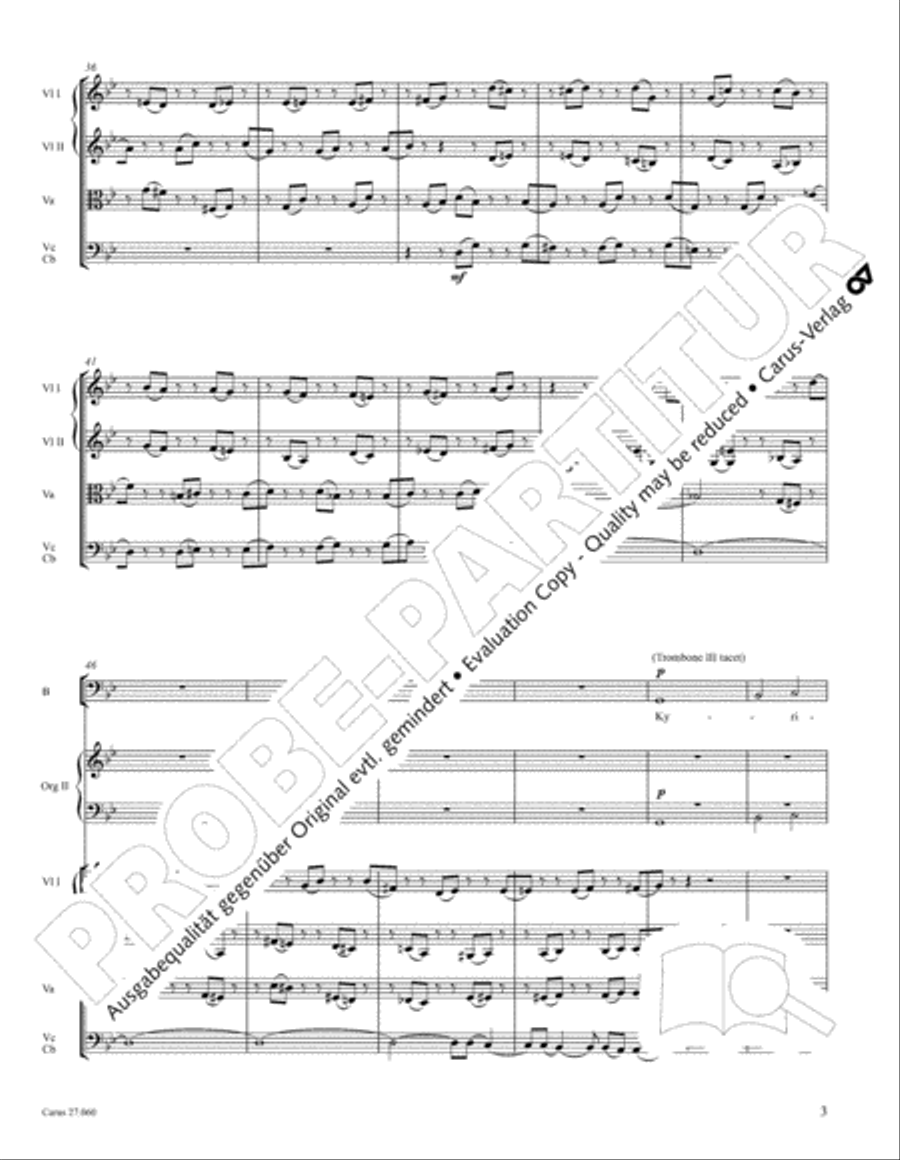 Messe a quatre voix 4-Part scores gallery preview page 14