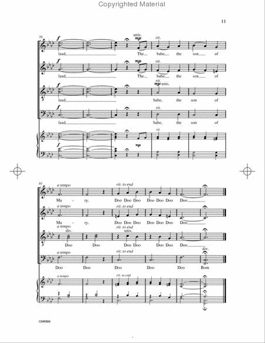What Child Is This? A Cappella scores gallery preview page 4