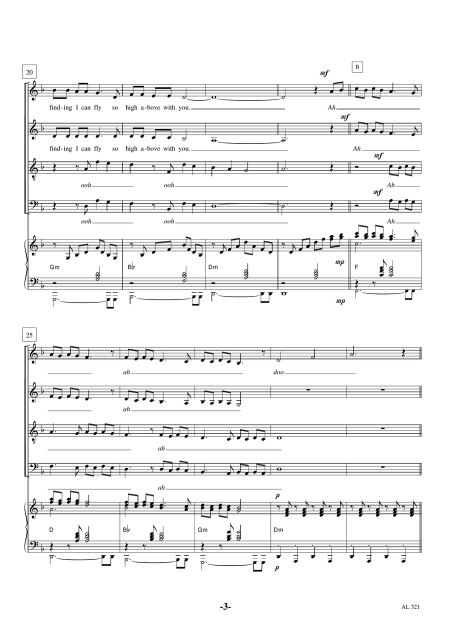 Walking In The Air 4-Part scores gallery preview page 3