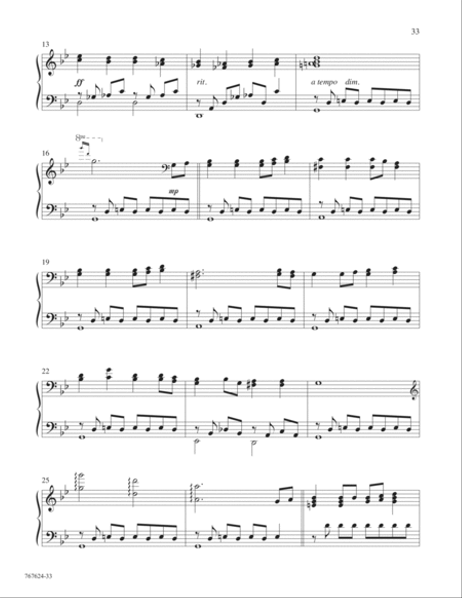 Hymns for a Raney Sunday Piano Solo scores gallery preview page 14