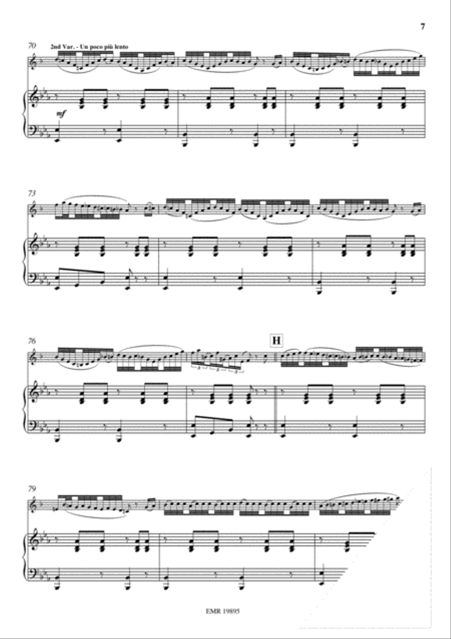 Carnival Of Venice Euphonium scores gallery preview page 7