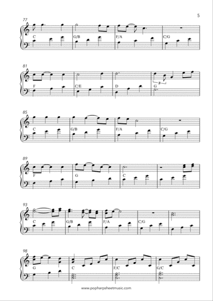 Piano Man Harp scores gallery preview page 5