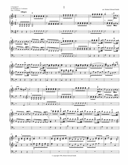 Handel Water Music for Organ image number null