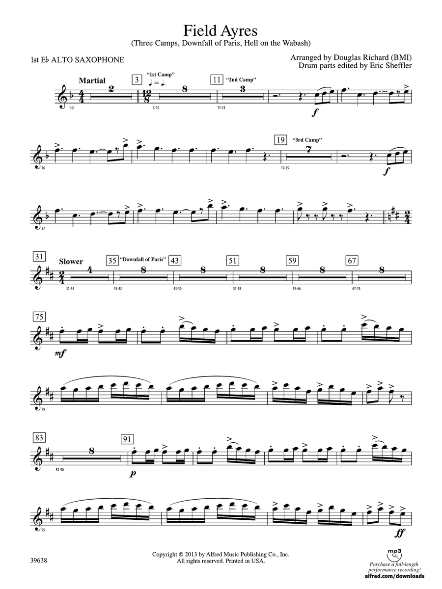 Field Ayres: E-flat Alto Saxophone