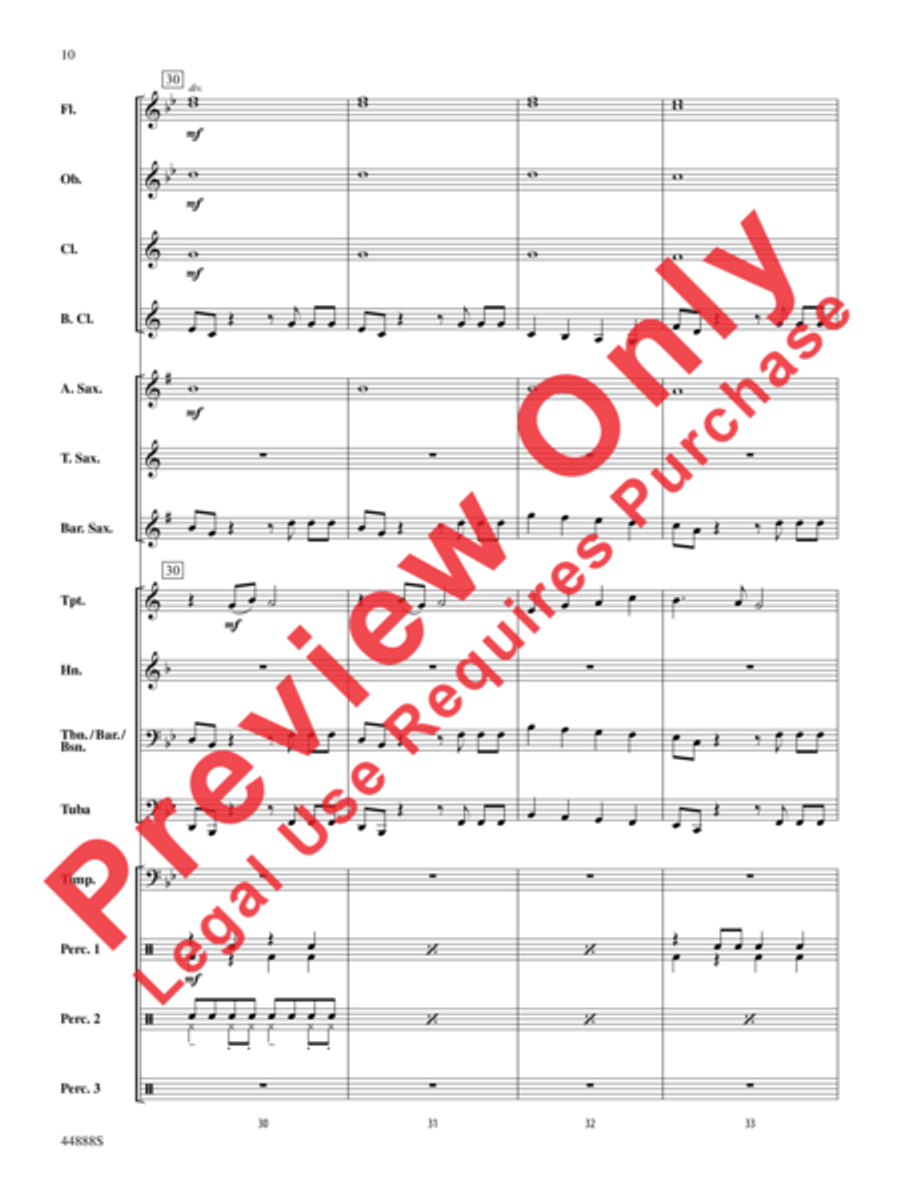 Mama Paquita Concert Band scores gallery preview page 10