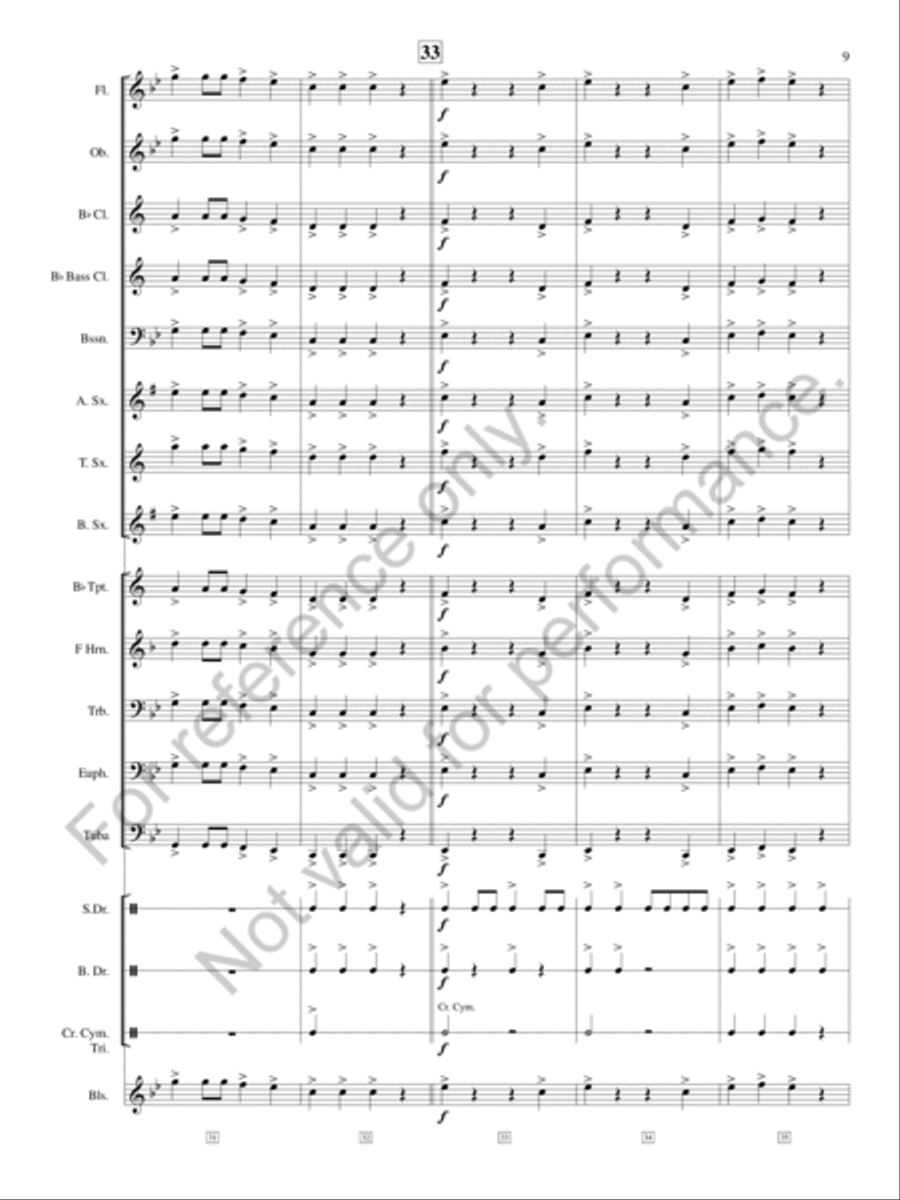 Shadowdance Shadowdance Concert Band scores gallery preview page 10