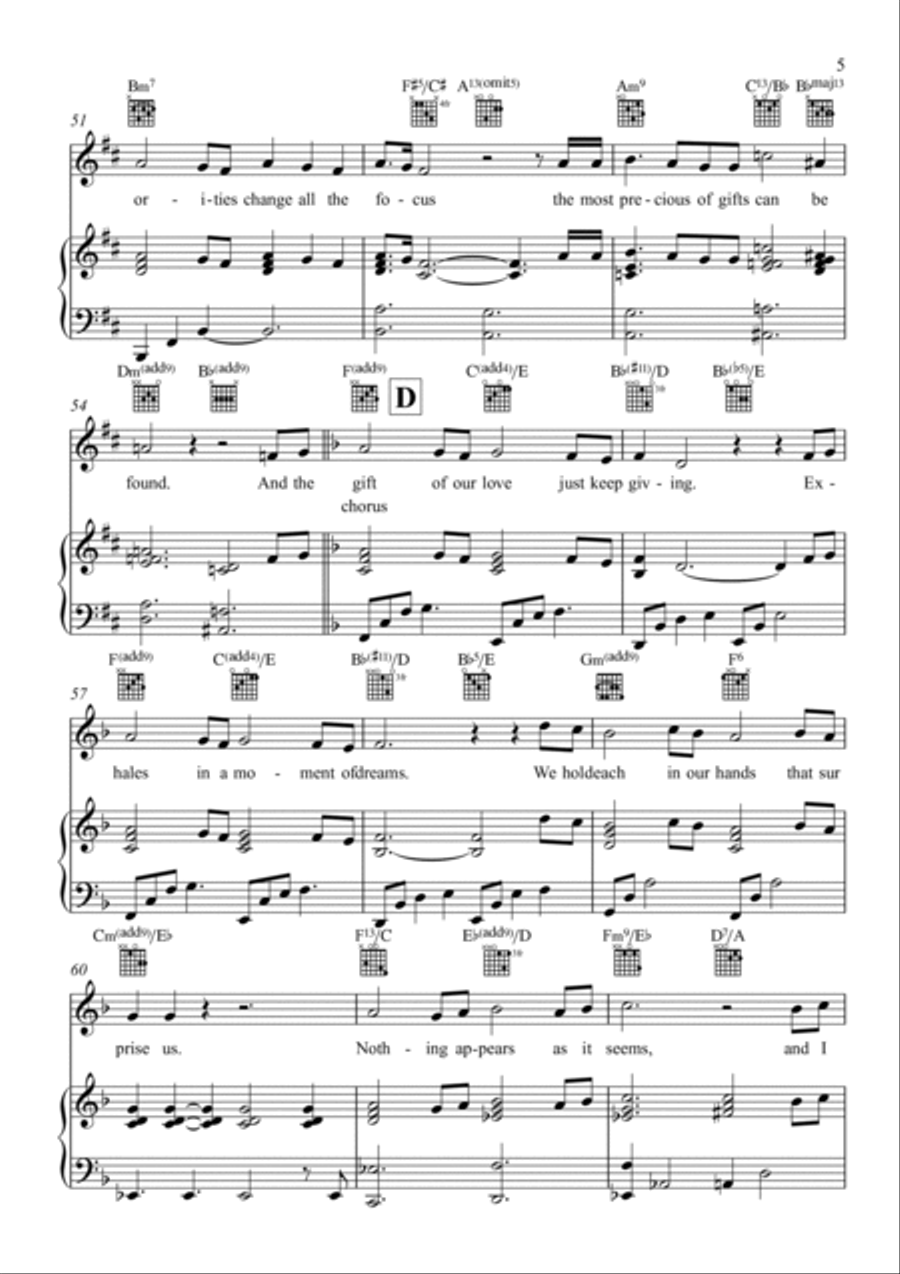 Breaking News Piano, Vocal, Guitar scores gallery preview page 5