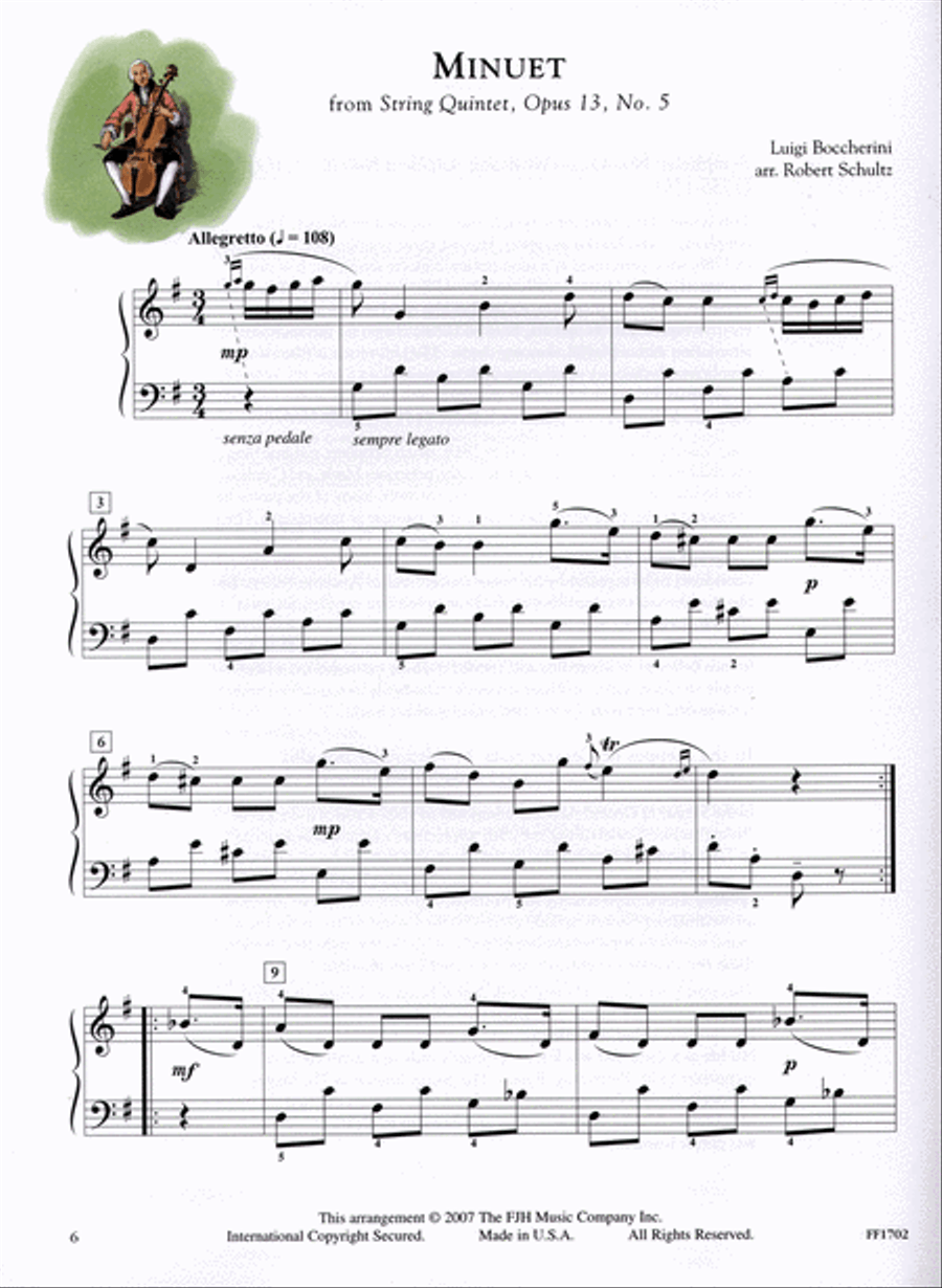 In Recital, with Classical Themes - Book 6 Piano Method scores gallery preview page 3