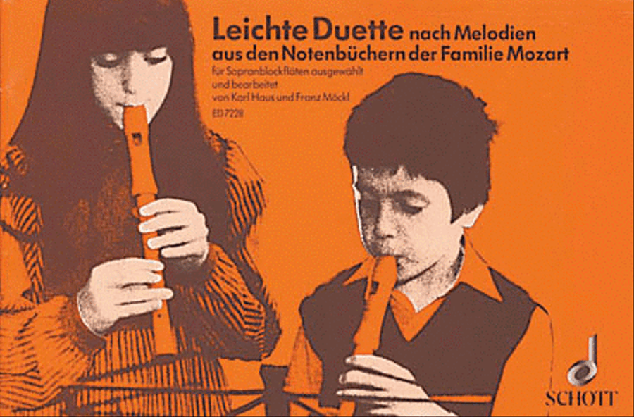 Leichte Duette Nach Melodien Notenb Soprano Recorder scores gallery preview page 1