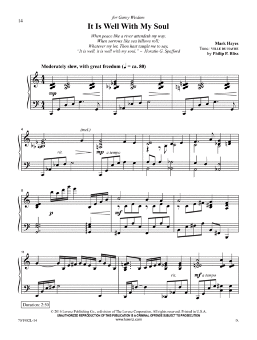 Light of The World Piano Solo scores gallery preview page 8