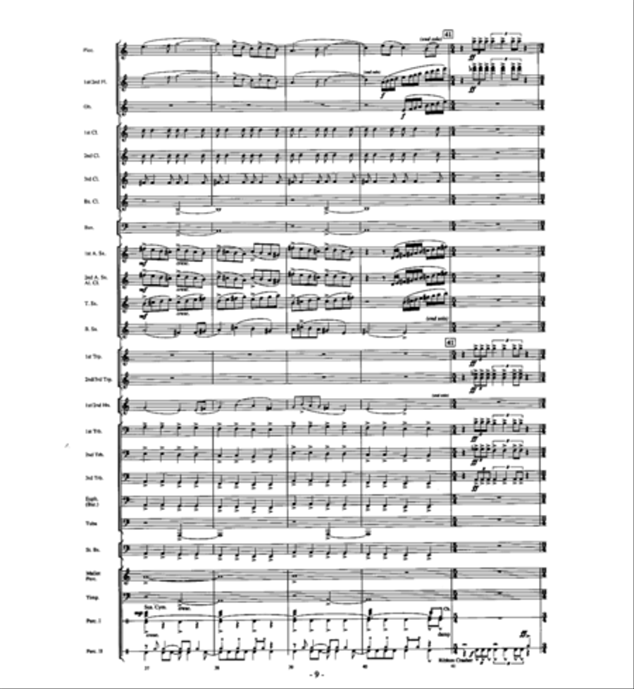 Agua's Whelm Agua's Whelm Concert Band scores gallery preview page 8