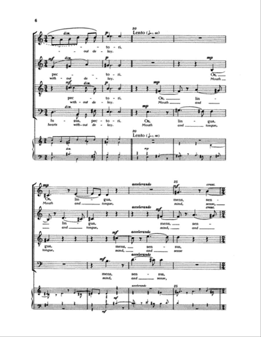 Nunc sancte nobis Spiritus (Come, Holy Spirit) 4-Part scores gallery preview page 4