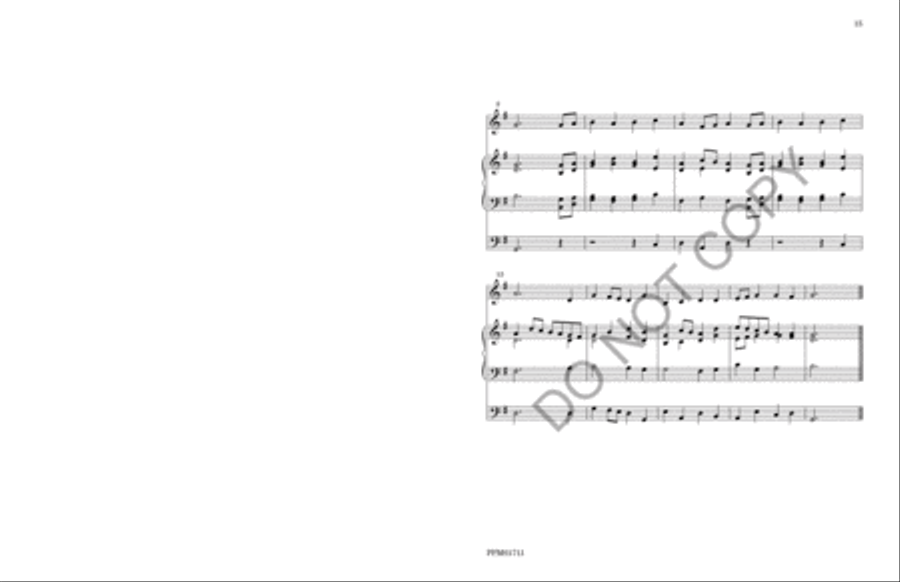 Twenty-five Organ Accompniments for Unison Hymn Singing Unison Choir scores gallery preview page 18