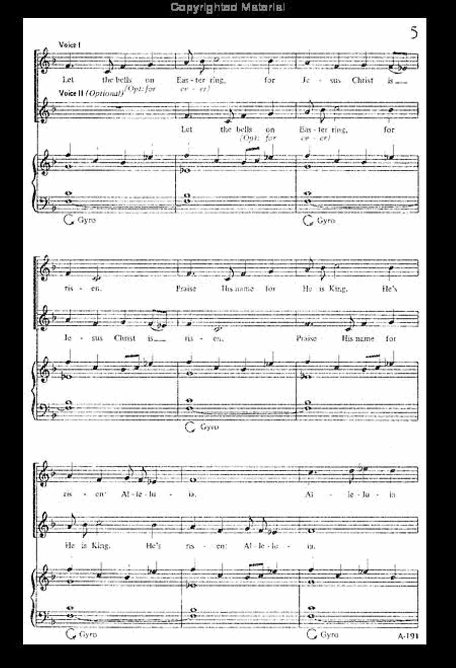 Sing, O Sing (Two-part) Sing, O Sing (Two-part) 2-Part scores gallery preview page 5
