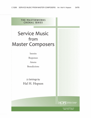 Service Music from Master Composers