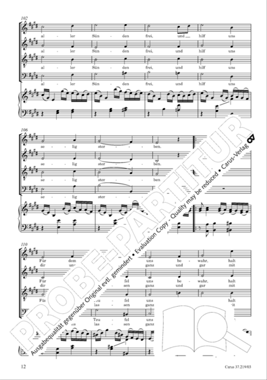 Erwachet, ihr Christen STB scores gallery preview page 13