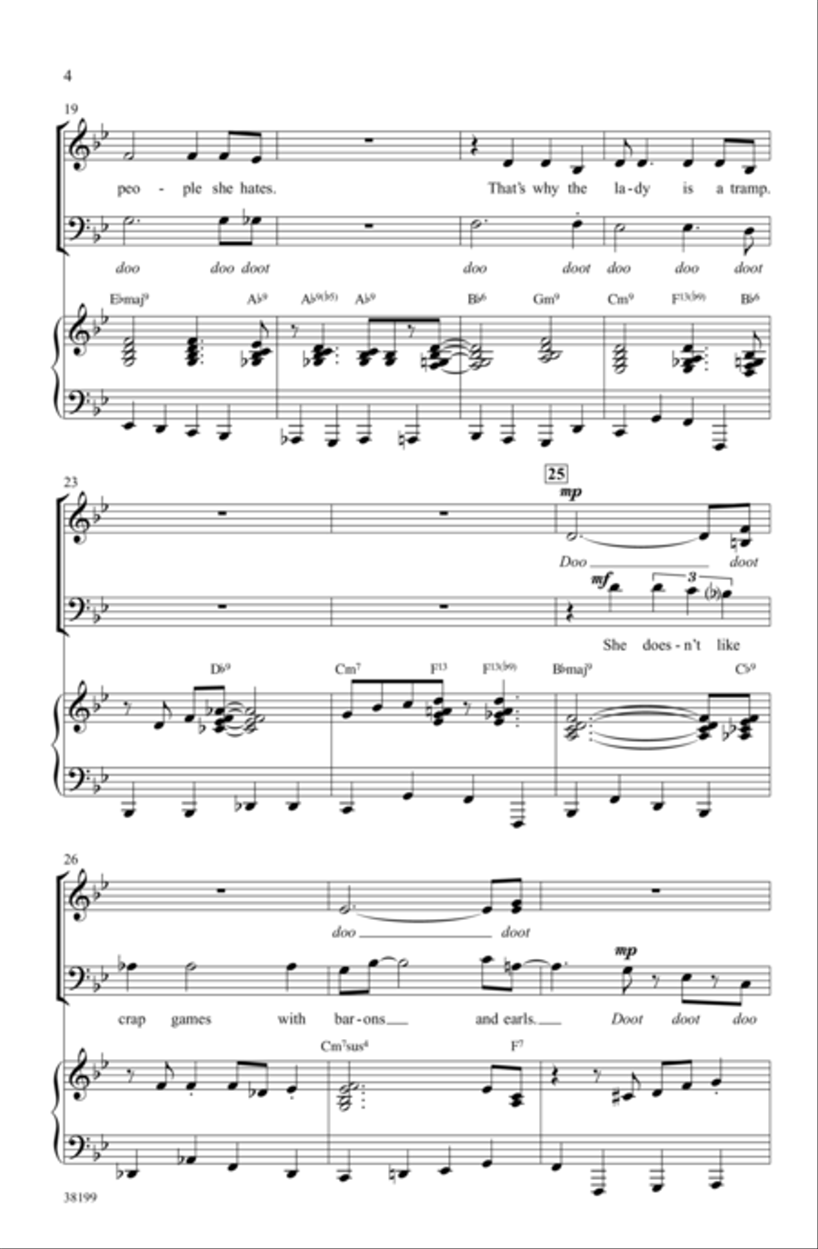 The Lady Is a Tramp - SoundTrax CD (CD only) Choir scores gallery preview page 4