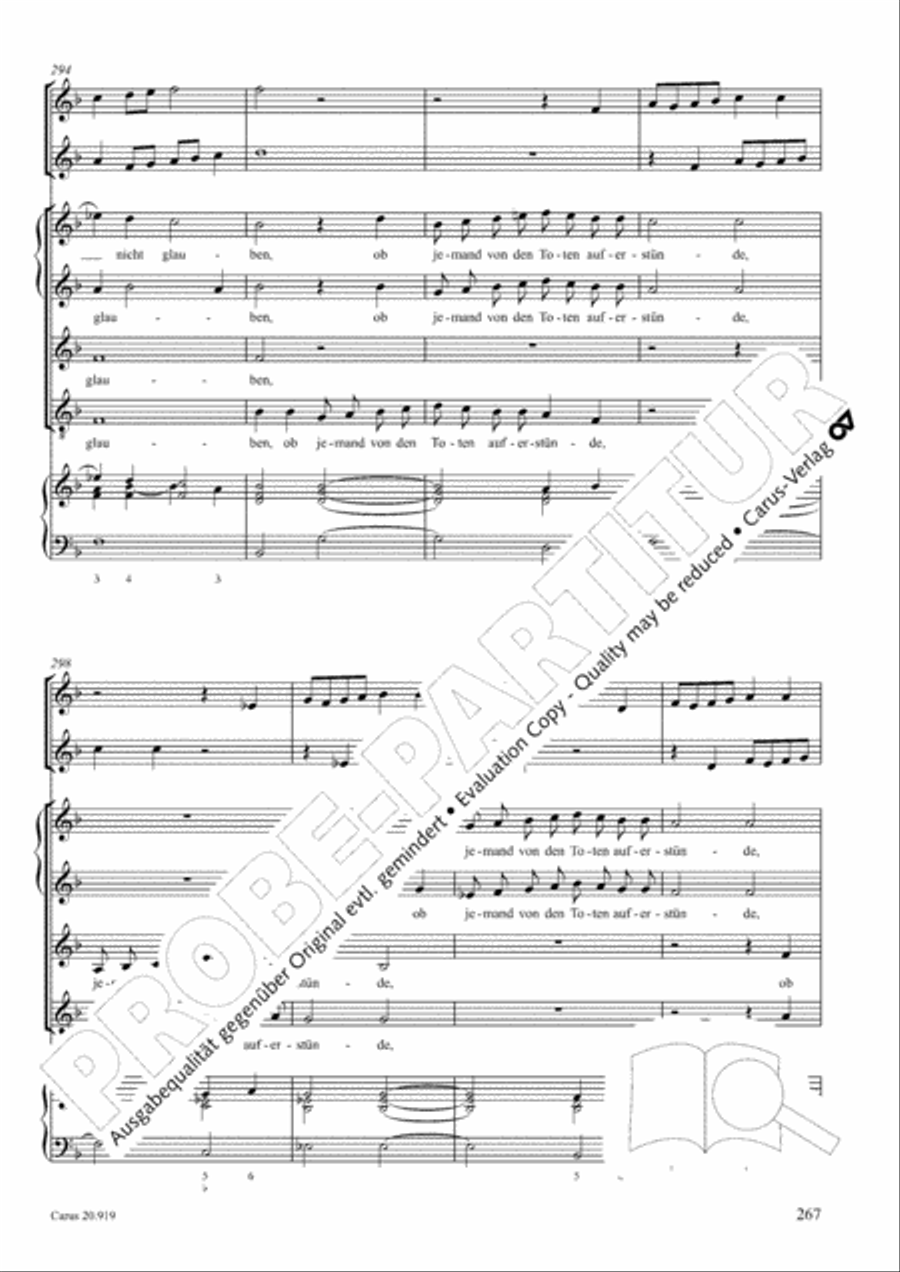 Opera varia I. Works with 1-7 parts (Complete edition, vol. 19) [Werke mit 1-7 obligaten Stimmen] Score scores gallery preview page 324