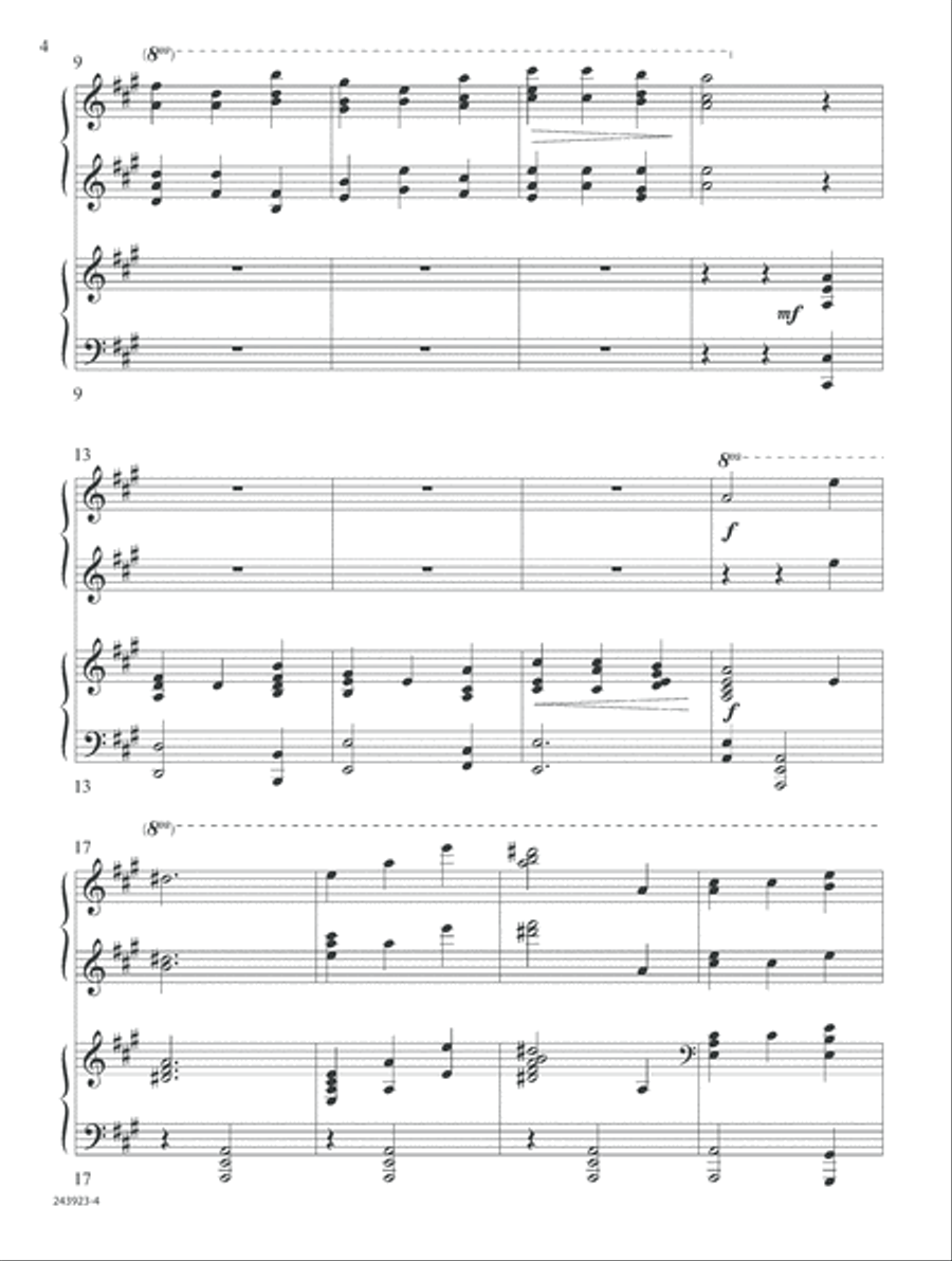 Immortal Invisible (Digital Download) Piano Duet scores gallery preview page 5