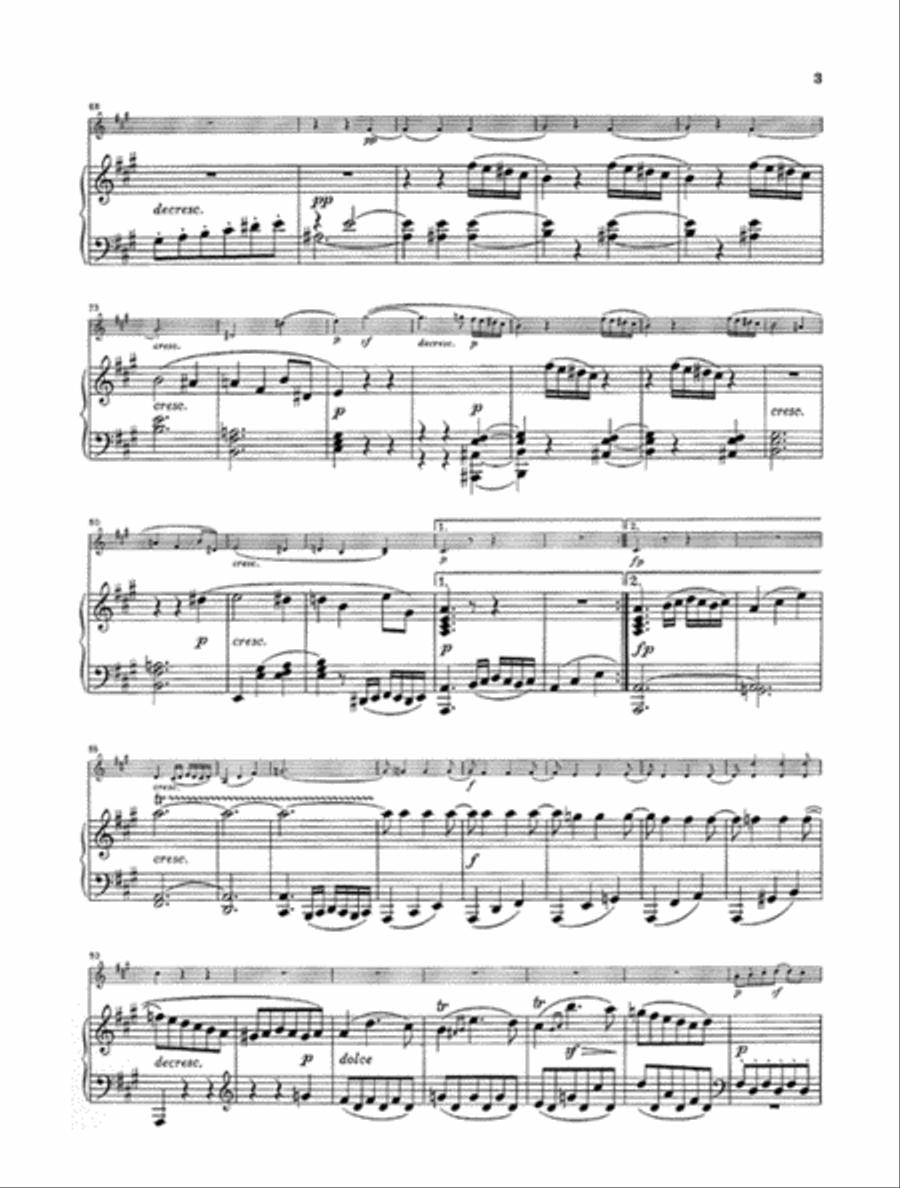 Works for Piano and Violin, Volume II Violin Solo scores gallery preview page 4