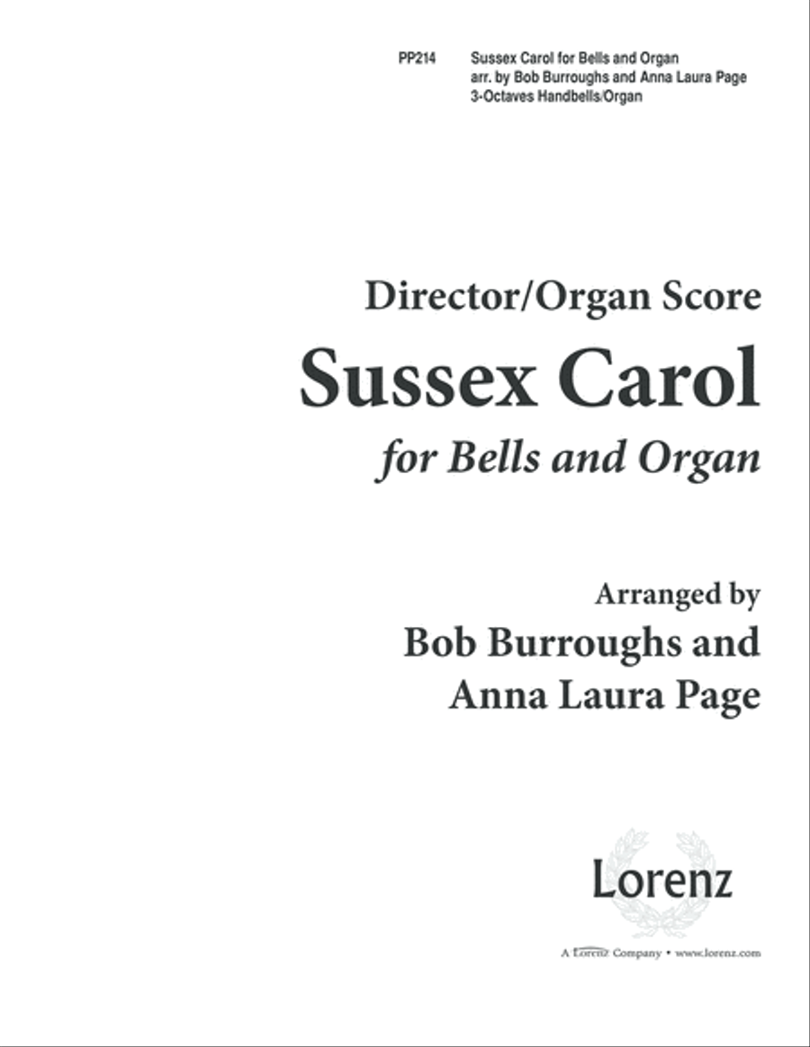 Sussex Carol Organ Score Sussex Carol Organ Score Organ scores gallery preview page 1