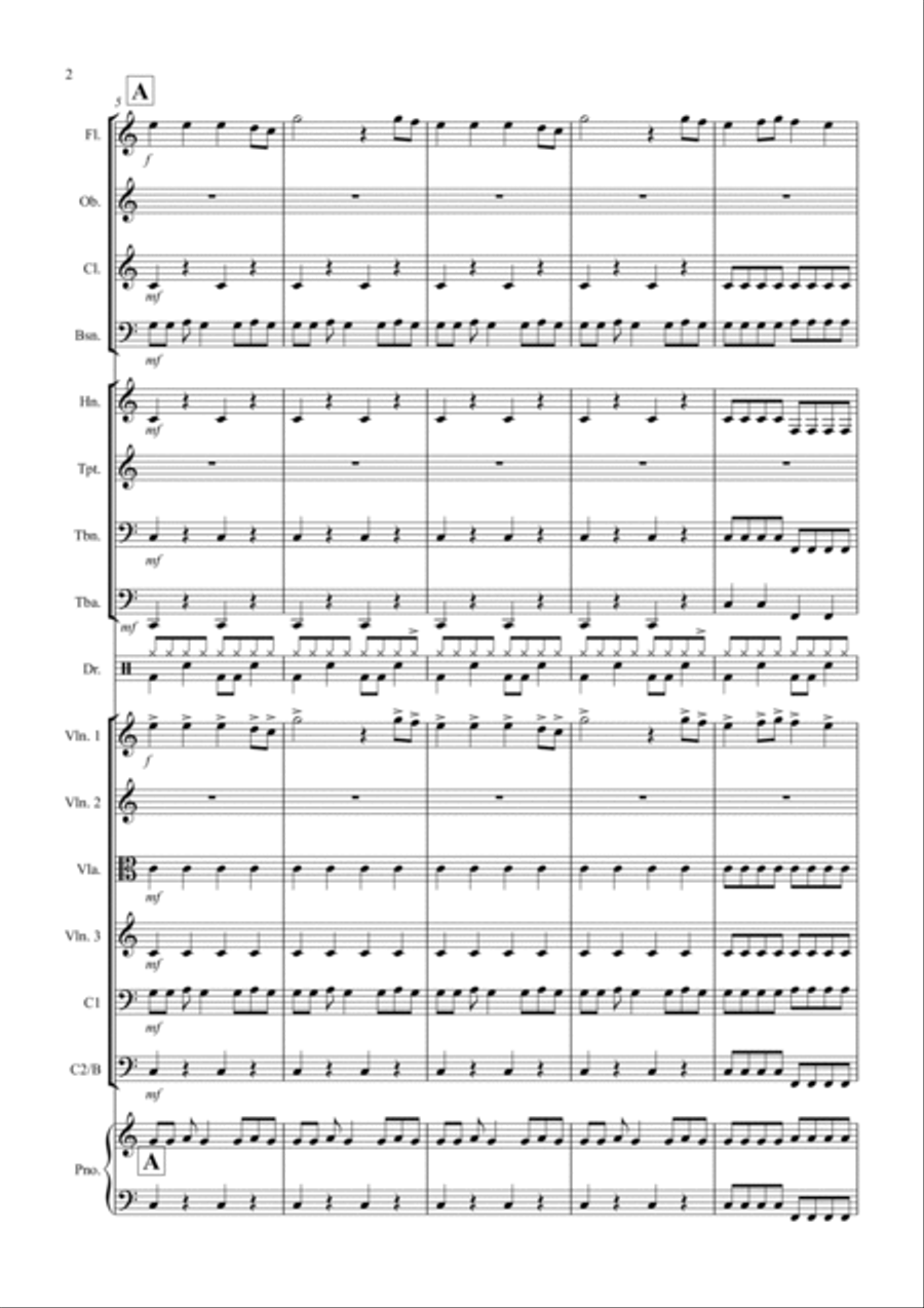 Vivaldi Rocks! for School Orchestra Full Orchestra scores gallery preview page 2